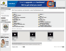 Tablet Screenshot of fotodatenbank.com